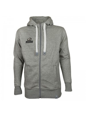 Plain Madrid full-zip hoodie Rhino 280 GSM